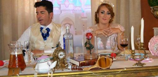 Los novios, en la mesa presidencial