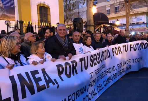 Cabecera de la concentración
