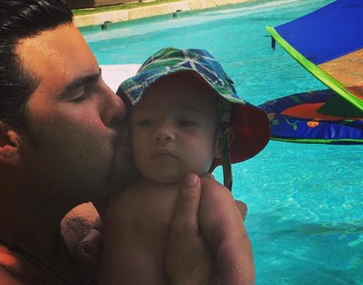 El hijo de Paulina Rubio con su papá