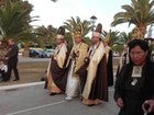 El papa Pedro III junto a algunos seguidores de El Palmar de Troya