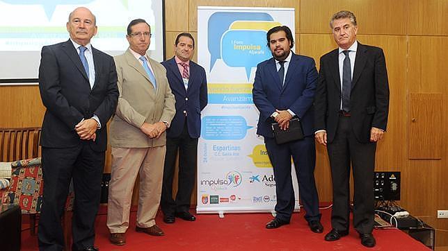 Julio Cuesta, Domingo Salado, Gonzalo Martínez, Iván Pestaña y Javier Jiménez