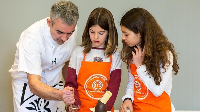 Una de las clases del campamento Masterchef