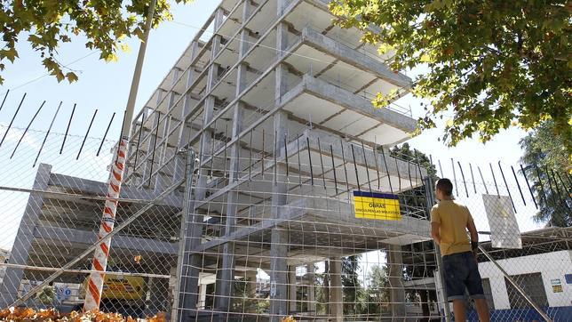 Estado actual de las obras de la antigua Escuela de Magisterio, dentro del programa Urban Sur