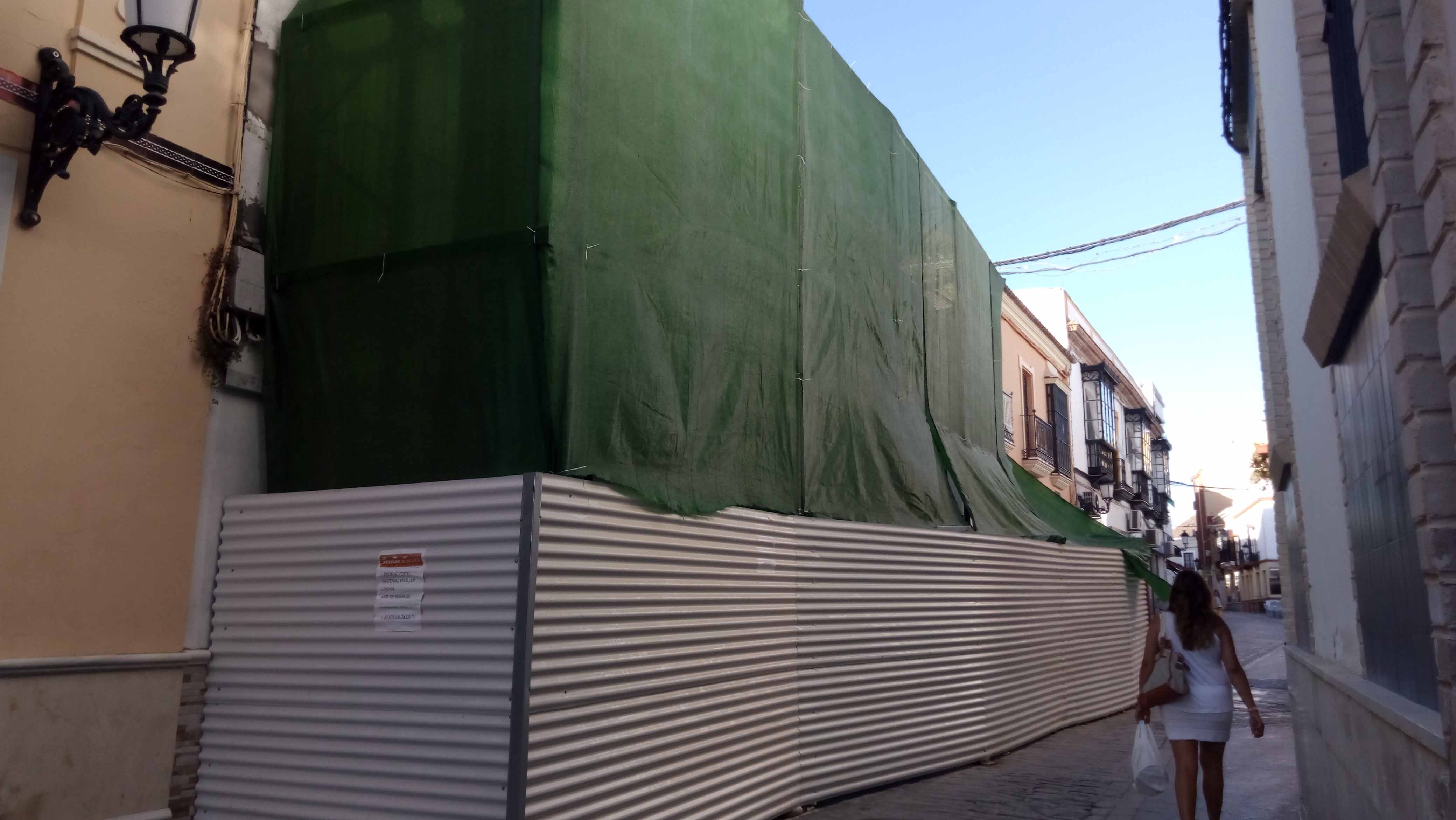 El artefacto se ha encontrado en una vivienda en obras de la calle Ancha