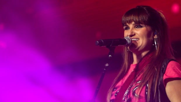 La cantante Rozalén en uno de sus conciertos