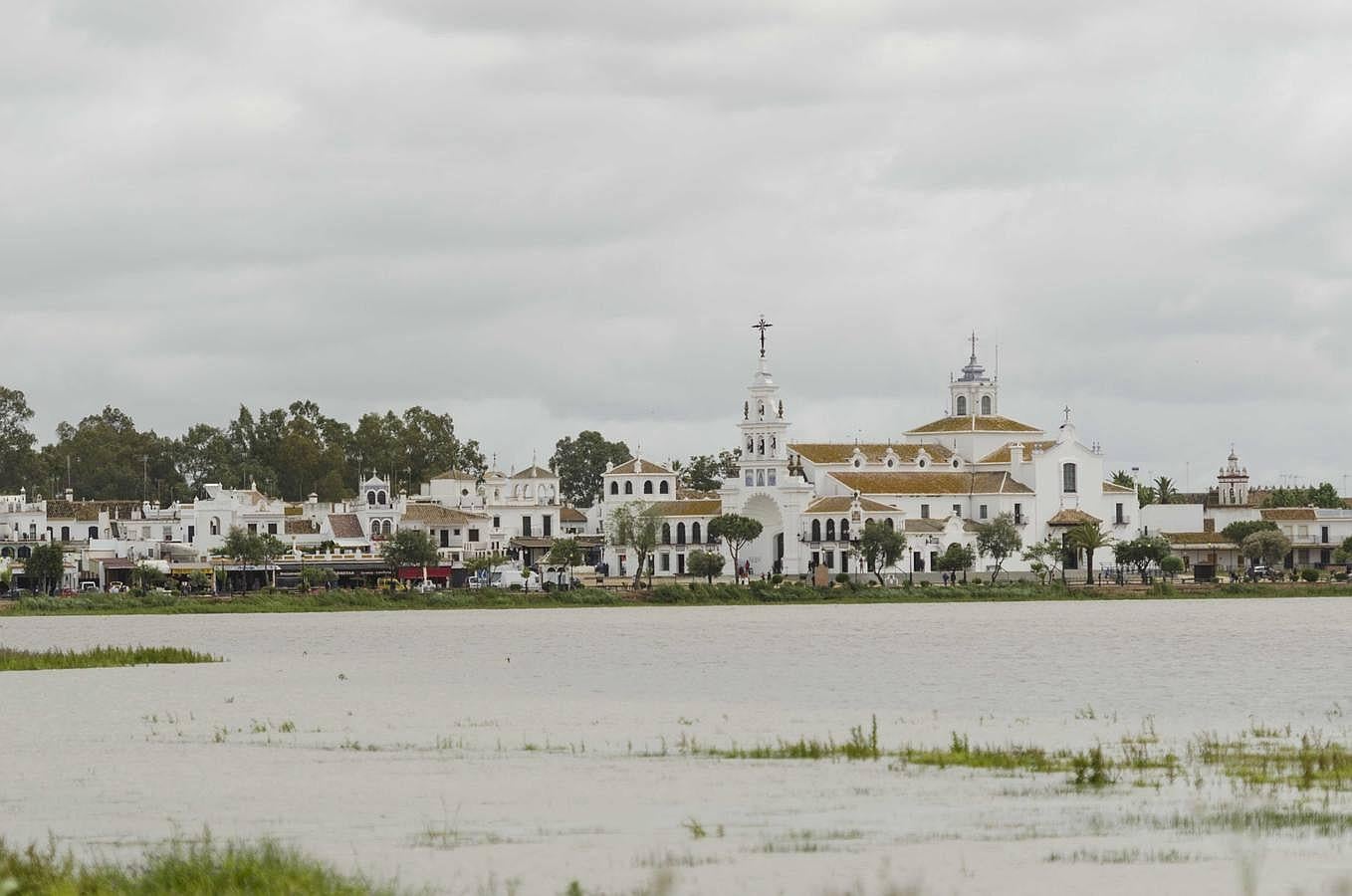 Así está la aldea del Rocío en el inicio de la romería