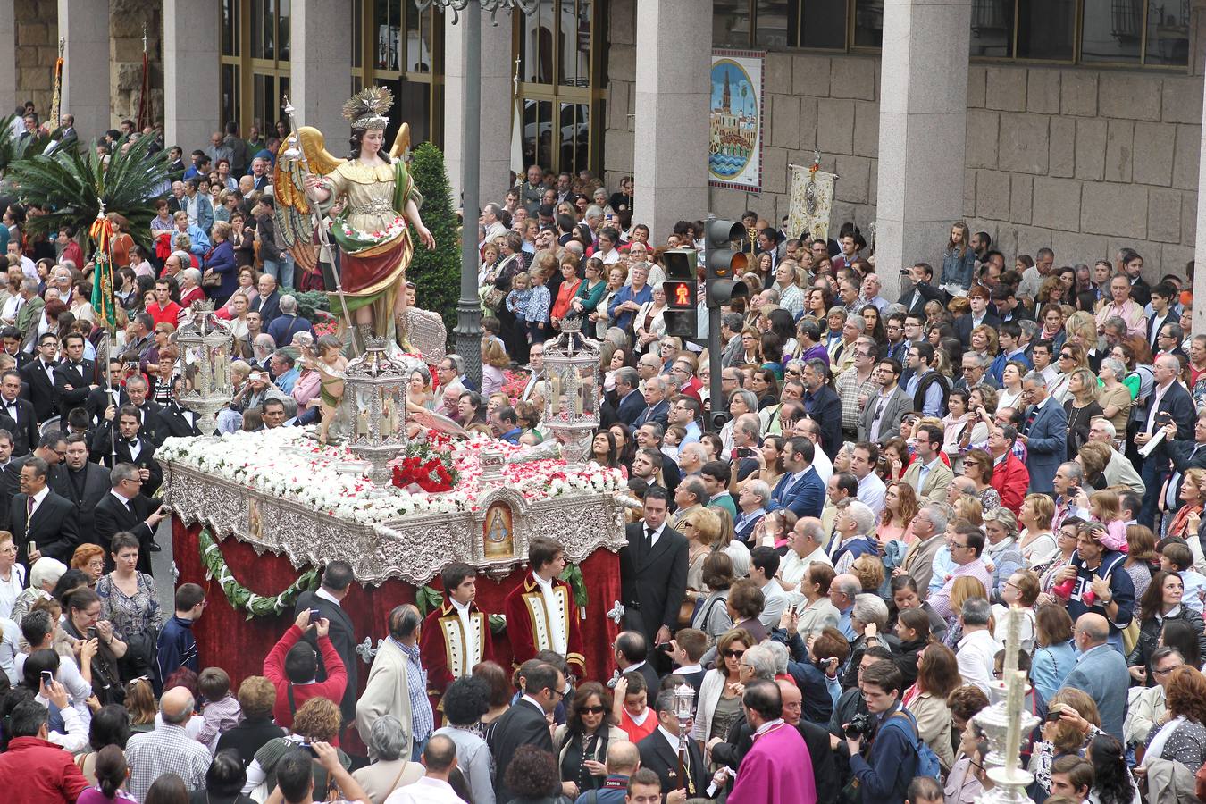 La última procesión de San Rafael en Córdoba, en imágenes