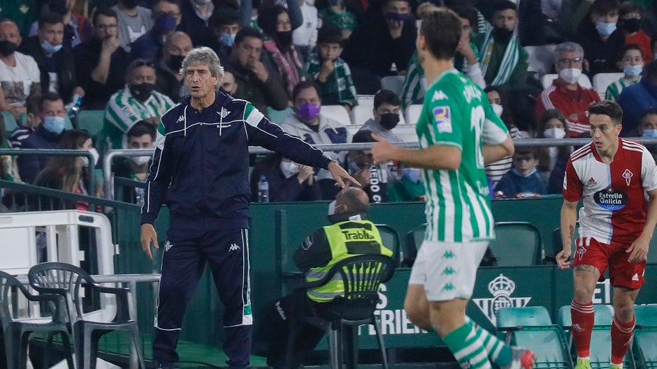 La curiosa estadística de resultados a favor del Betis cuando Pellegrini  viste en chándal