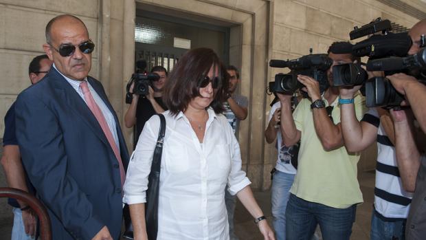 Maria Jose Rofa, cuando declaró en el juzgado en 2014