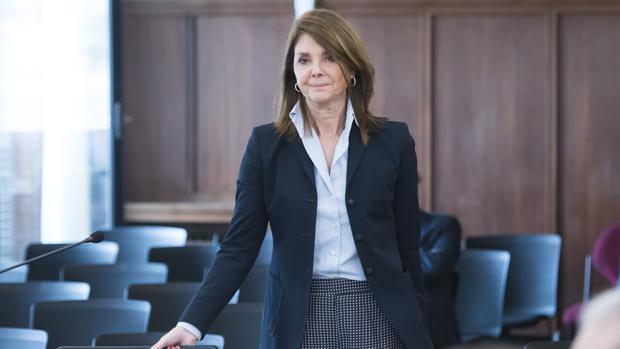 Rocío Marcos, exinterventora de la Junta durante su declaración este miércoles como testigo en la Audicencia Provinicial de Sevilla