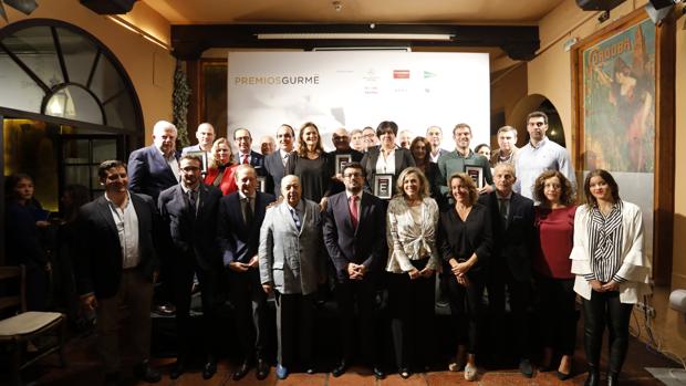Foto de familia de los premios Gurmé