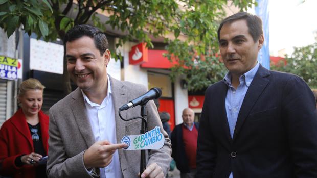 Moreno y Nieto durante la campaña electoral