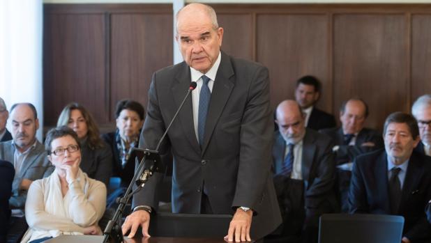 El expresidente de la Junta de Andalucía Manuel Chaves, en el juicio del caso ERE