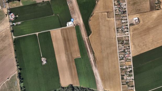 Pista de aterrizaje junto a Villarrubia
