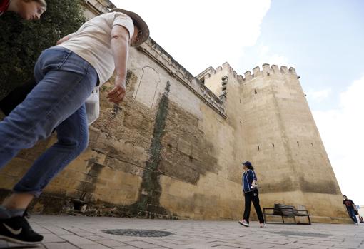 Muro oriental del Alcázar de los Reyes Cristianos de Córdoba
