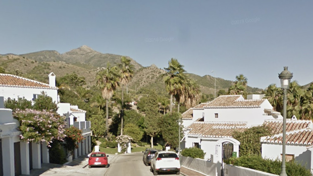 Calle en la que se produjeron los hechos en Nerja