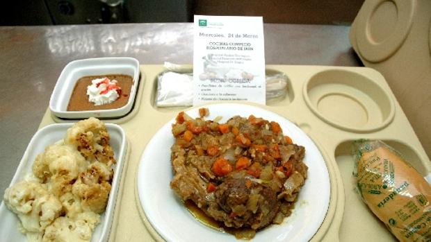 Menú de un hospital de Jaén