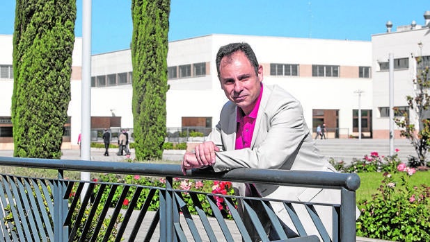 Rafael Ruiz en las instalaciones del Parque Joyero