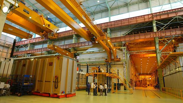Interior de la fábrica de ABB en Córdoba