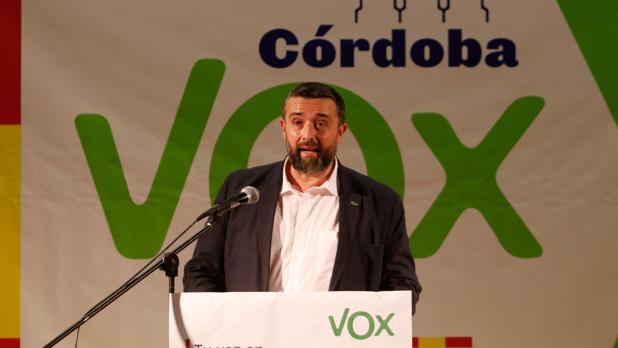 Portavoz del grupo Vox, Rafael Saco