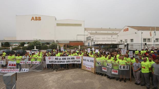 Concentración de ABB de esta mañana en Córdoba