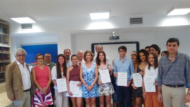 Los dieciséis alumnos galardonados de toda la provincia de Córdoba
