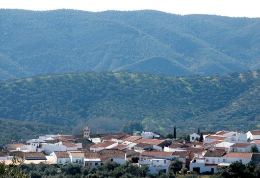 Paisaje rural de Cañaveral de León, en Picos de Aroche