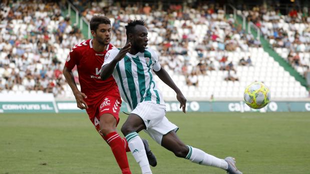 Owusu, en un lance de partdo del pasado sábado