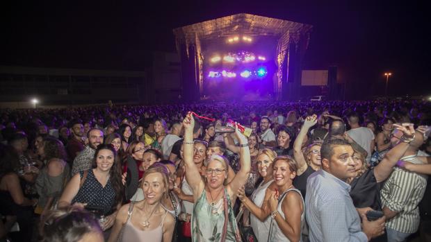 Público asistente al concierto de Ricky Martin en el Arenal en septiembre de 2018