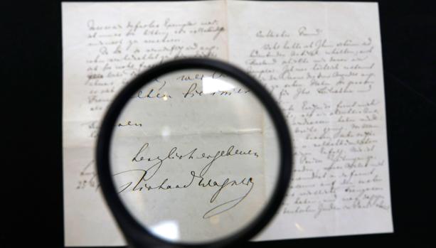La carta antisemita del compositor Richard Wagner se expone en la casa de subastas