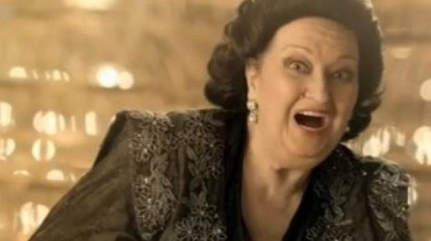 Montserrat Caballé, en el anuncio de la Lotería