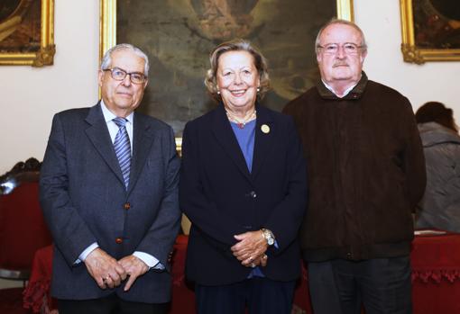 Emilio Gómez Piñol, Enriqueta Vila y Ramón María Serrera