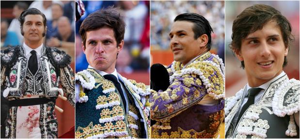Morante, El Juli, Manzanares y Roca Rey