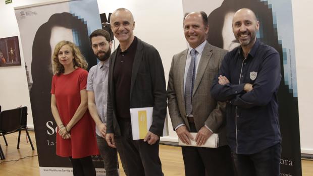Isabel Ojeda, Rafael R. Villalobos, Antonio Muñoz, Rodrigo Molina y Javier Menéndez