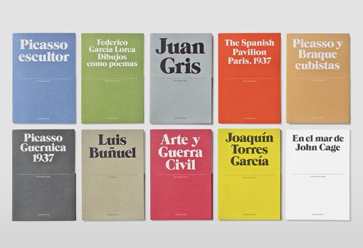 Diseño de Astrid Stavro para una colección de libros