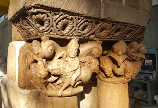 Detalle de la réplica del Arco