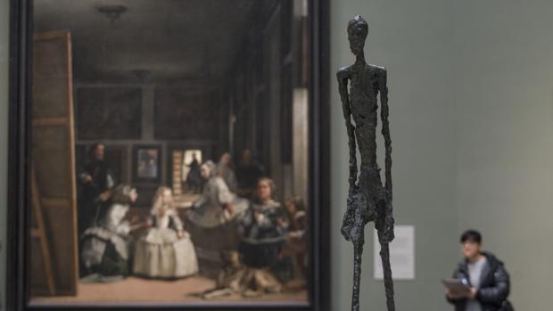 Detalle de uno de los «maridajes» de la exposición