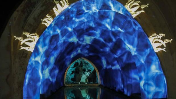 Una de las imágenes del montaje en el Alcázar