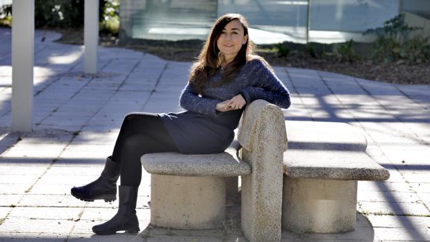 Elvira Navarro en la isla de la Cartuja