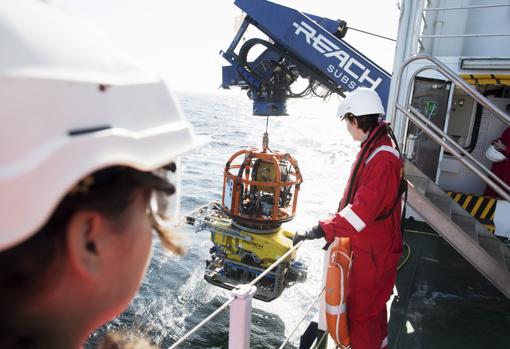 Lanzamiento del ROV Work Class
