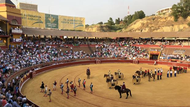 Paseíllo en el coso de la Merced la pasada temporada