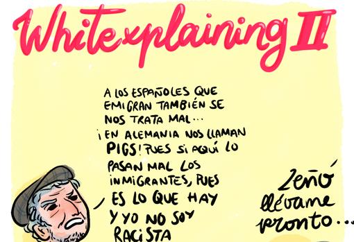 Detalle de una de las ilustraciones de la autora
