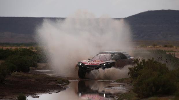 Carlos Sainz, durante la etapa de hoy