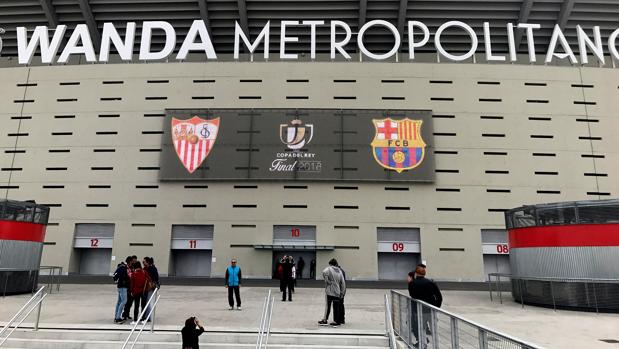 El Wanda, listo para la final de Copa entre Sevilla y Barcelona