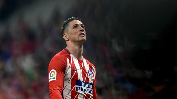 Fernando Torres durante el partido contra el Arsenal