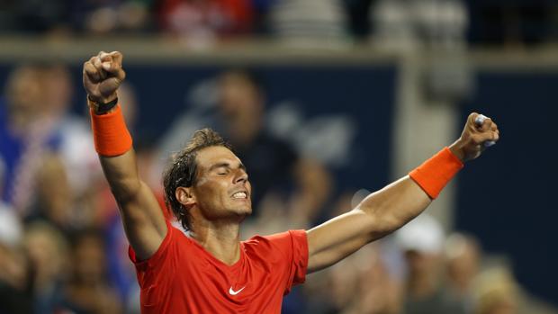 Nadal, tras la victoria sobre Cilic
