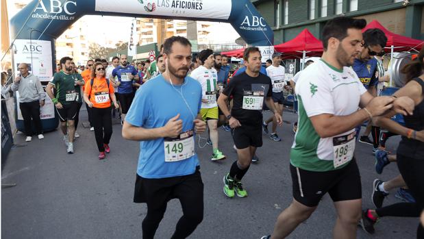 Salida de la II Carrera ABC de las Aficiones