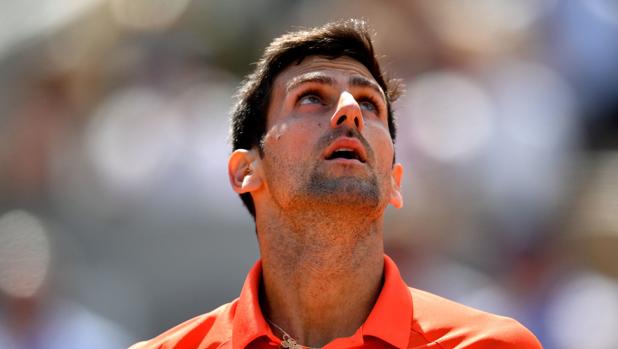 Novak Djokovic, en su duelo ante Zverev