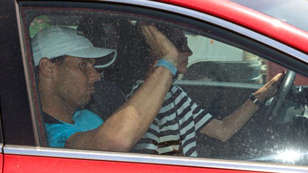 Rafael Nadal, a su llegada el pasado lunes a Palma de Mallorca