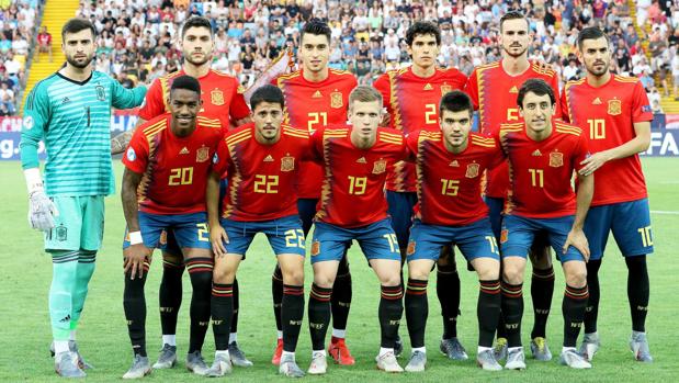 Alineación de la final contra Alemania
